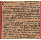 La caravane algrienne
                                        Journal Chambery